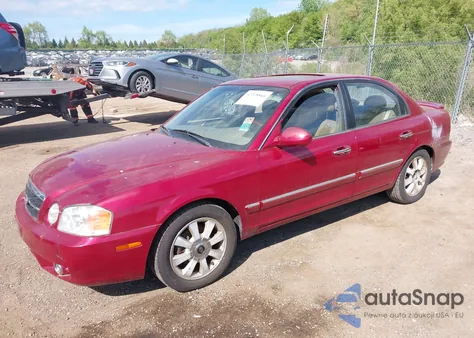 2004 Kia Optima Ex V6/Lx V6 z USA, uszkodzony, nr VIN KNAGD128045292542